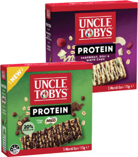Uncle-Tobys-Protein-Muesli-Bars-175g on sale