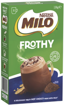 Nestl-Milo-Frothy-Hot-Chocolate-Sachets-8-Pack on sale