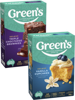 Greens-Deluxe-Baking-Mix-380g-630g on sale