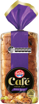 Tip-Top-Caf-Thick-Cut-Raisin-Toast-600g on sale