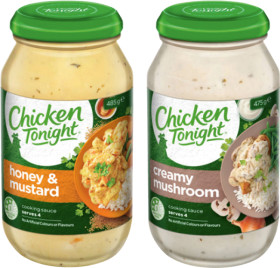 Chicken+Tonight+Cooking+Sauce+475%E2%80%91520g+Selected+Varieties