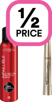 12-Price-on-LOral-Paris-Makeup-Range on sale