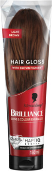 Schwarzkopf-Brilliance-Gloss-Light-Brown-Hair-Dye-Conditioner-150mL on sale