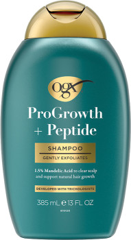 OGX-ProGrowth-Peptide-Clarifying-Shampoo-Scalp-Exfoliant-385mL on sale