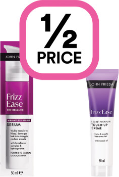 12-Price-on-Selected-John-Frieda-Products on sale