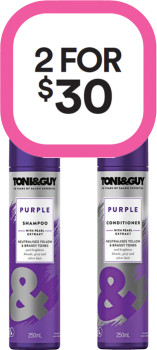 2-For-30-on-Selected-Toni-Guy-Products on sale