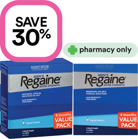 Save-30-on-Regaine-Hair-Treatment-Range on sale