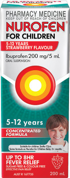 Nurofen-For-Children-5-12-Years-Strawberry-200mL on sale