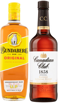 Bundaberg-Original-Rum-or-Canadian-Club-Original-Whisky-700mL on sale