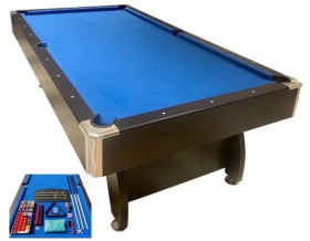 KSports-Pub-Size-25mm-8-Foot-Table-Top-Pool-Snooker-and-Billiard-Table-with-Ball-Return on sale