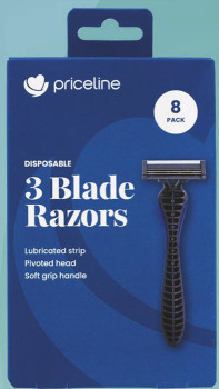Priceline+Disposable+3+Blade+Razors+8+Pack