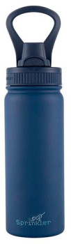 Sprinkler+%26lsquo%3BAlfie%26rsquo%3B+550ml+Insulated+Bottle+in+Navy