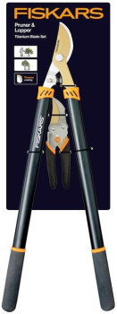 Fiskars-Titanium-Lopper-and-Pruner-Set on sale