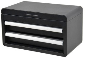Craftright+2+Drawer+Mini+Tool+Chest+in+Matt+Black
