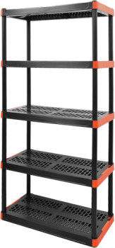Pinnacle-Hardware-Heavy-Duty-1840mm-x-915mm-x-454mm-5-Tier-Plastic-Shelving-Unit on sale
