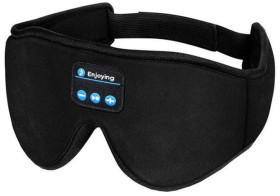 Catzon-Sleep-Eye-Mask-Headphones-with-Bluetooth-in-Black on sale