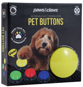 Paws-Claws-Pet-Talking-Buttons-Pack-of-4 on sale