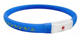 Flamingo-Visio-70cm-x-2cm-LED-Dog-Collar-in-Blue on sale