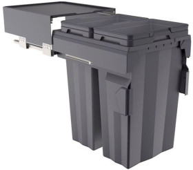 Kaboodle+2+x+38L+Side+Mount+Pullout+Bin