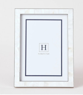 Heritage-Mother-of-PearlShiny-Metal-Photo-Frame-Silver-13x18cm on sale