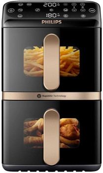 Philips+4000+Series+10L+Double+Stack+Airfryer+-+Black