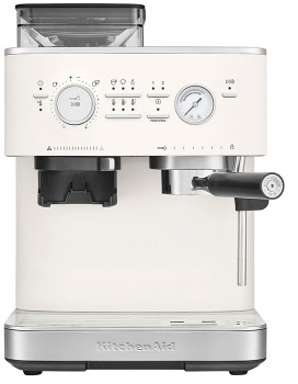 KitchenAid-Semi-Auto-Espresso-Machine-with-Burr-Grinder-Porcelain on sale