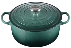 Le-Creuset-Signature-24cm42lt-Round-Casserole-Artichaut on sale