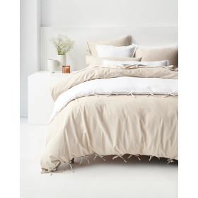 Laynie-LinenCotton-Quilt-Cover-Set-Pebble on sale
