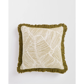 Oakley-Leaf-Cushion-Avocado on sale