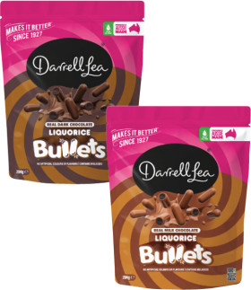 Darrell-Lea-Bullets-150g-204g on sale