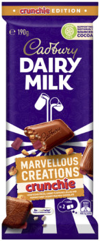 NEW-Cadbury-Marvellous-Creations-Crunchie-Block-Chocolate-190g on sale