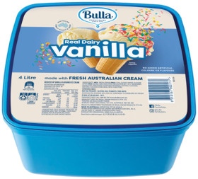 Bulla-Real-Dairy-Vanilla-Ice-Cream-4-Litre on sale