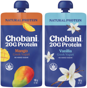 Chobani-Protein-Greek-Yogurt-Pouch-190g-Selected-Varieties on sale