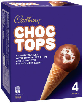 Cadbury-Choc-Tops-Ice-Cream-Cones-4-Pack on sale