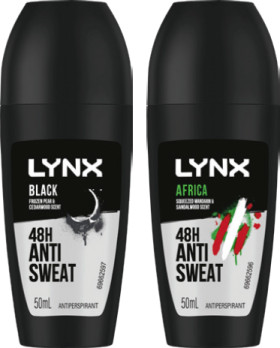 Lynx-Antiperspirant-RollOn-50mL-Selected-Varieties on sale