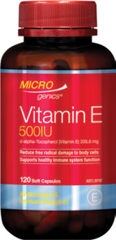 Microgenics-Vitamin-E-500IU-120-Capsules on sale
