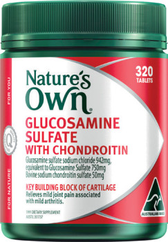Natures-Own-Glucosamine-Sulfate-with-Chondroitin-320-Tablets on sale