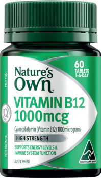 Nature%26rsquo%3Bs+Own+Vitamin+B12+60+Tablets