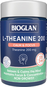 Bioglan+L-Theanine+200+Calm+%26amp%3B+Focus+60+Capsules