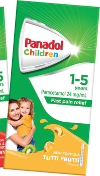 NEW-Panadol-Children-1-5-Years-Tutti-Frutti-200mL on sale