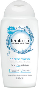 Femfresh-Active-Wash-250mL on sale