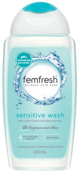 Femfresh-Sensitive-Wash-250mL on sale
