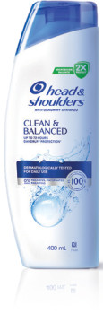 Head-Shoulders-Clean-Balanced-Shampoo-400mL on sale