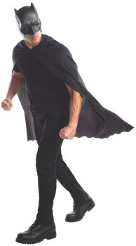 Costume-Batman-Cape-and-Mask-Set-Adult-Ea on sale