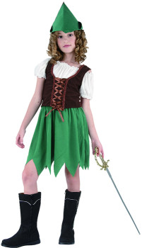 Costume-Peter-Pan-Girl-Child-Small-Ea on sale