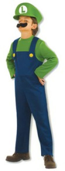 Costume-Supermario-Luigi-Child-Medium-Ea on sale
