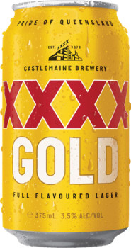 XXXX-Gold-Block-Cans-375mL-30-Pack on sale
