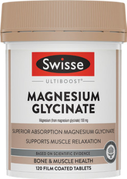 Swisse-Ultiboost-Magnesium-Glycinate-120-Tablets on sale