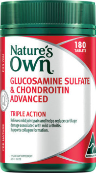 Natures-Own-Glucosamine-Sulfate-Chondroitin-Advanced-180-Tablets on sale