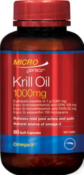 Microgenics-Krill-Oil-1000mg-60-Capsules on sale